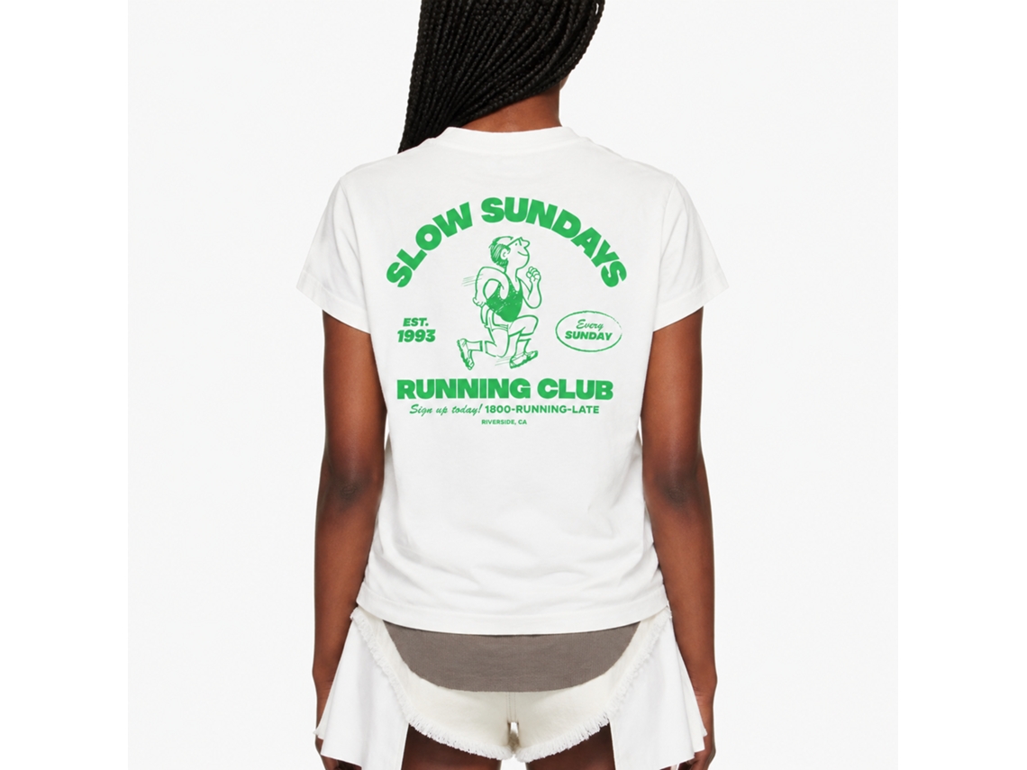 Rockinstone Slow Sundays Run Club Good Time Studio T-shirt Unique Designer Style