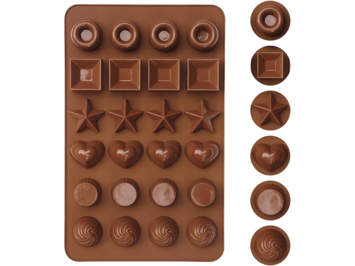 Forma De Silicone Chocolate, 24 Cm.