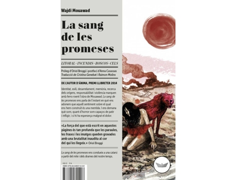 Livro La Sang De Les Promeses de Wajdi Mouawad (Catalão)