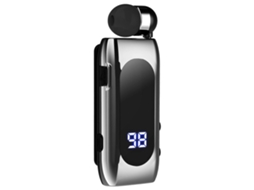 Fones De Ouvido Sem Fio Bluetooth 5.2 Com Bateria E Tela Para Smartphones, Preto Ly Ebike