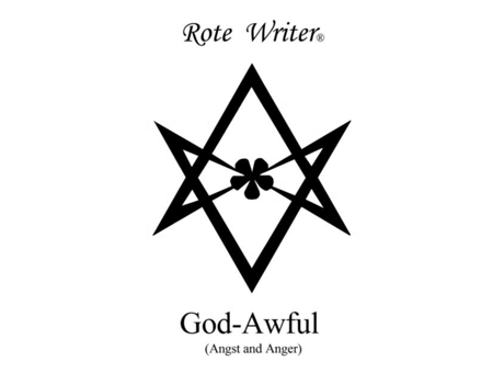 Livro God-awful Angst And Anger De Rote Writer (inglês)