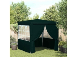 Vidaxl Tenda Festas Profiss. C/ Paredes Laterais 2,5x2,5m 90g/m² Verde