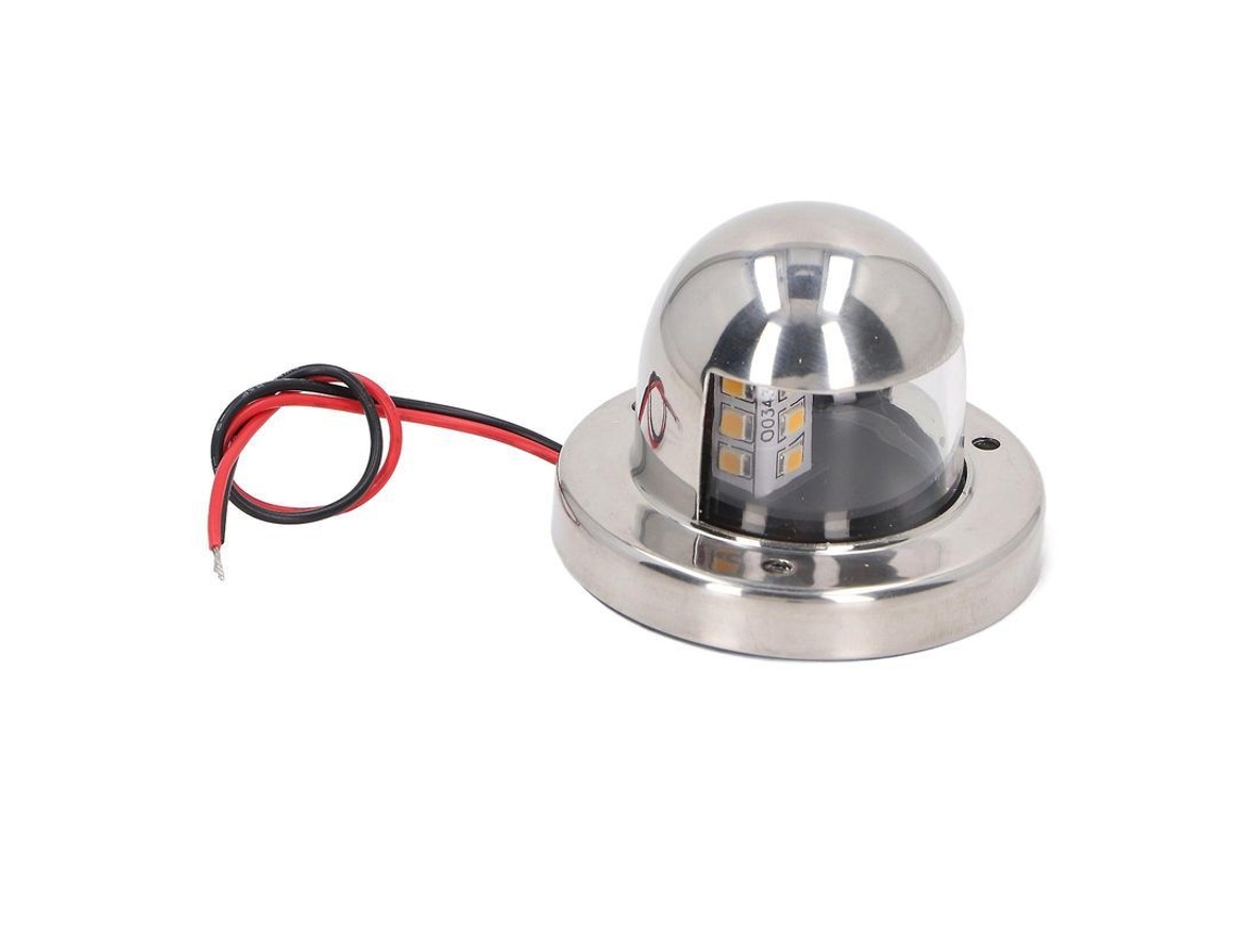 Luz De Âncora De Barco 12v Dc Led Branco 135° Ip66 À Proa Navegação Visibilidade 2nm Iate Pontoon