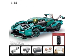 (com Luzes E Alimentado Por Bateria) Modelo De Carro De Corrida De Blocos De Montar Concept Edition, Presente Ideal Para Crianças.