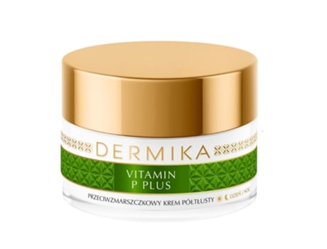 Vitamin P Plus Hypoallergenic Semi Rich Day Night Cream, 50ml Dermika