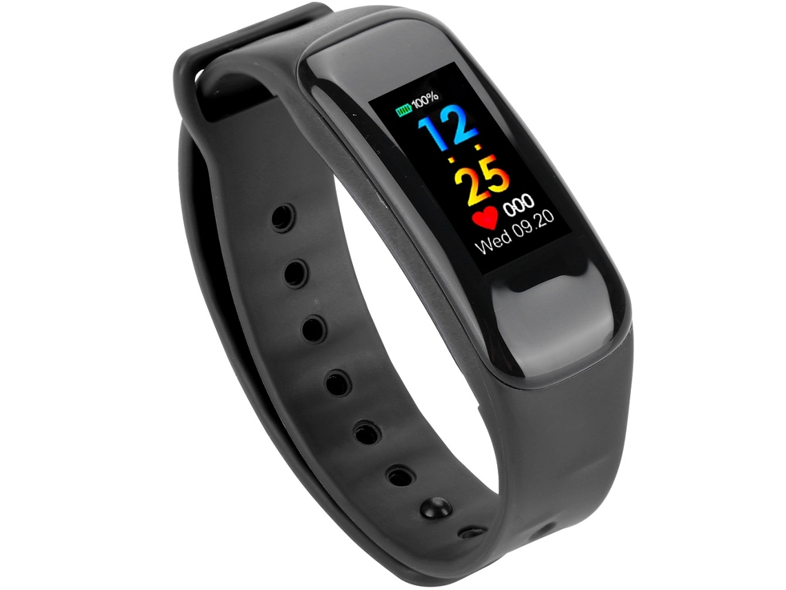 Pulseira Inteligente C18 Esportiva, com Frequência Cardíaca e À Prova D'água. EOOCOO