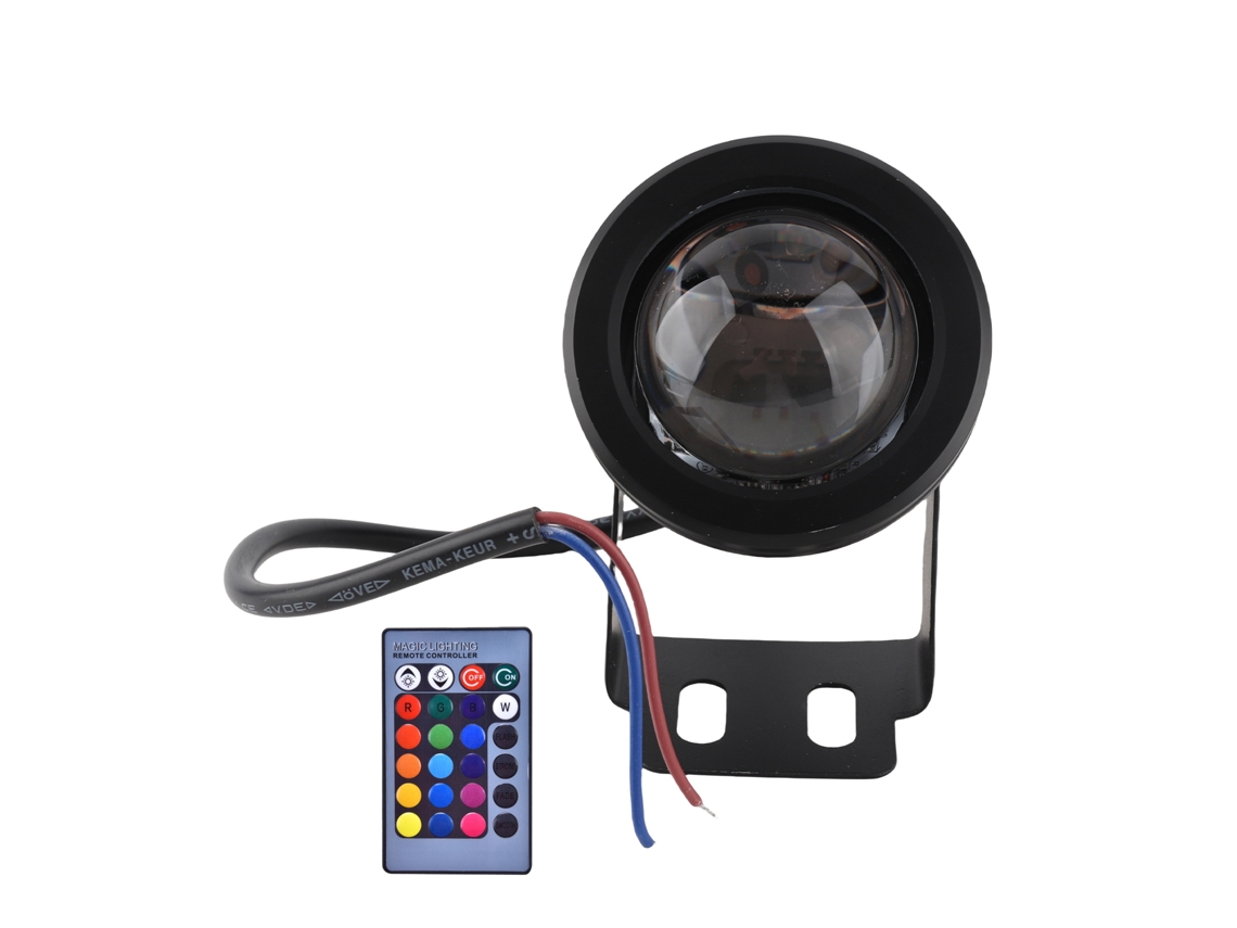 Luz Led Submersível RGB 12V 10W para Aquário Piscina Jardim IP67 | S/MARCA