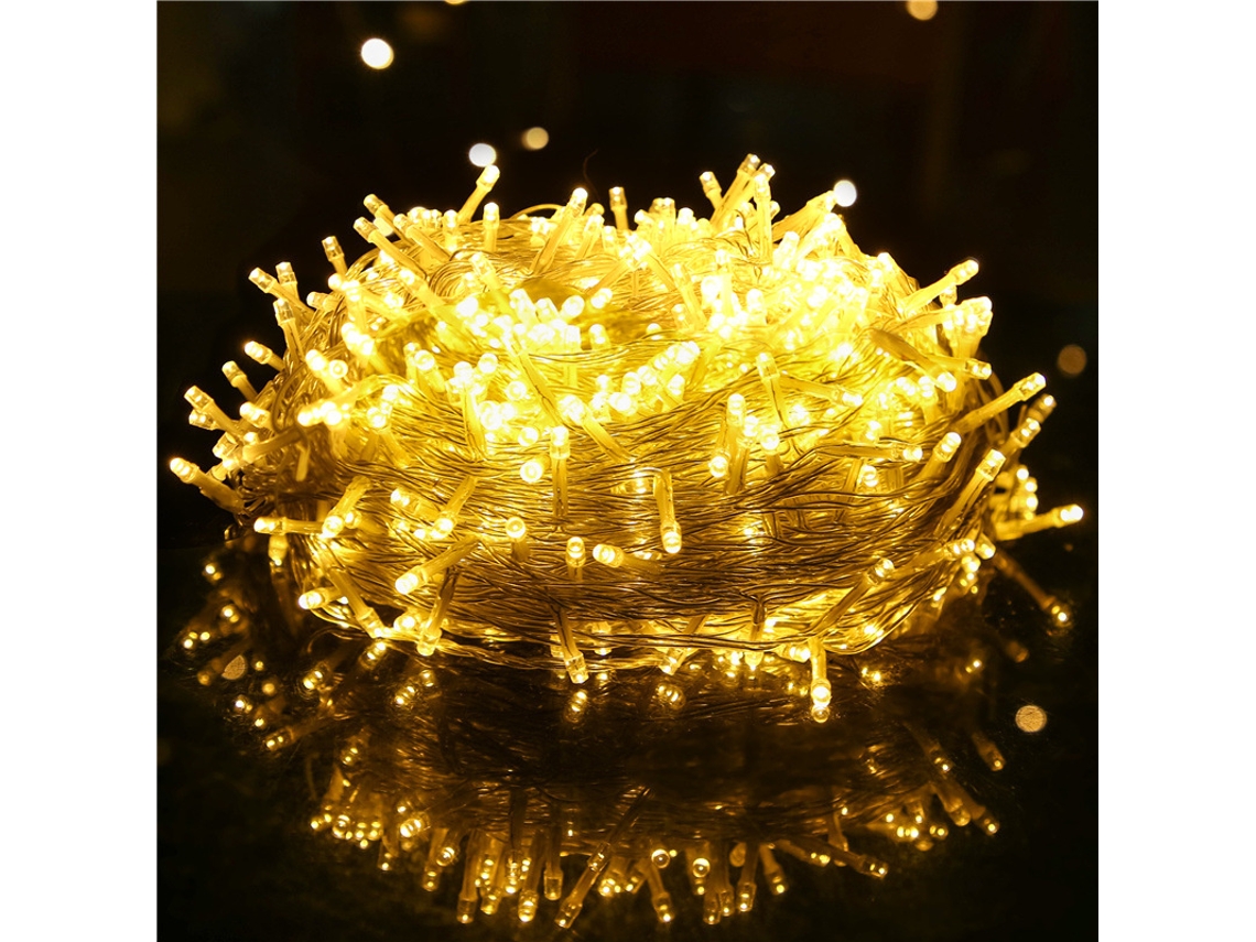 Luzes Decorativas de Led para o Natal. MDUG (20.000 Leds com Luz Quente)