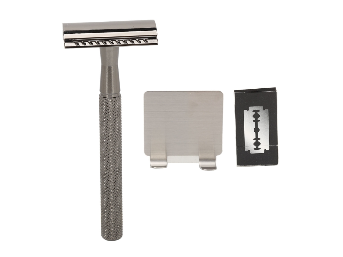 2026 cabo de Metal Mango para Lâmina de Cabelo Manual, À Prova D'água e Portátil, Preto para Salão de Beleza