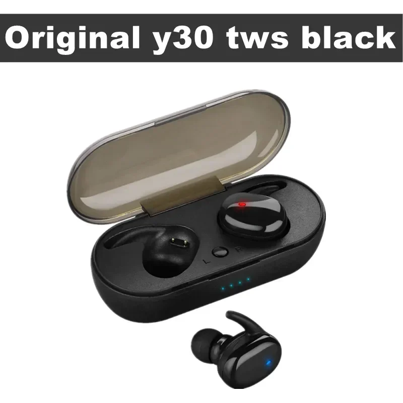 (preto) Fones De Ouvido Esportivos Sem Fio Tws Com Bluetooth E Controle Por Toque