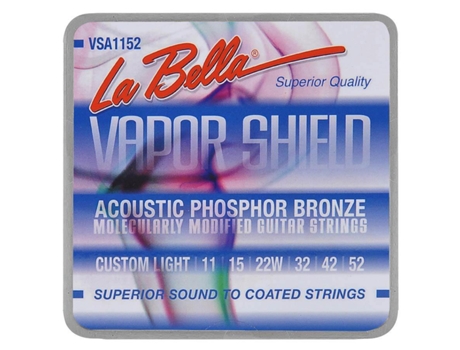 La Bella Conjunto de Cordas de Fósforo Acústico Bronze Luz Personalizada 01101