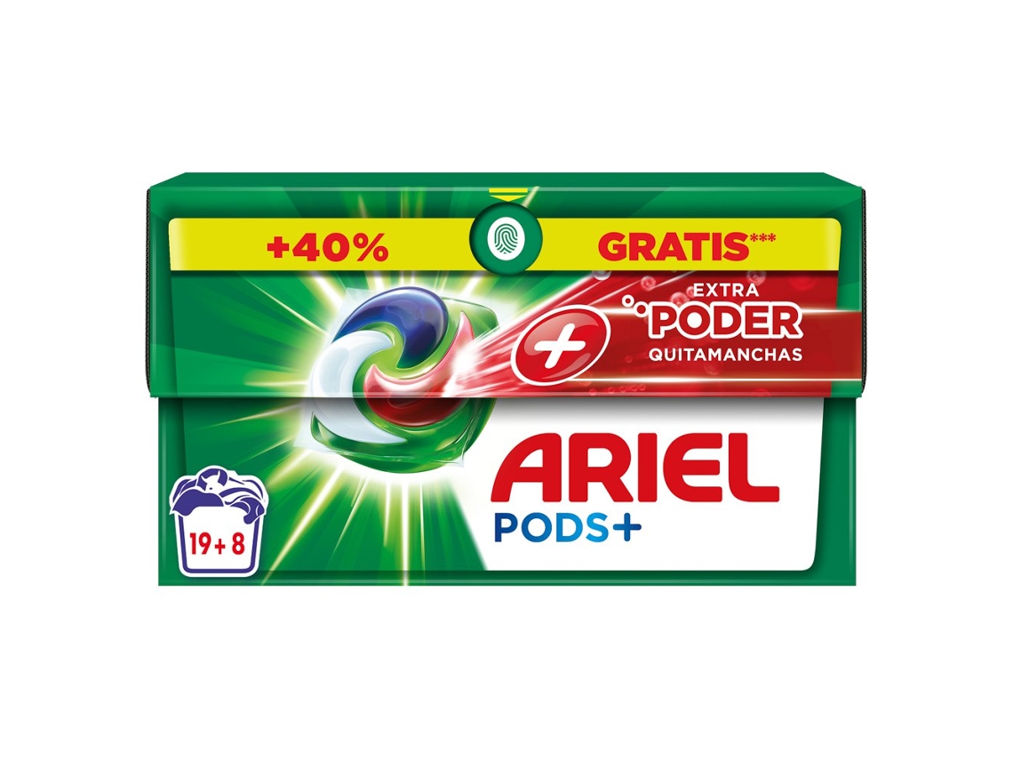 Poder Pods 3 En 1 Extra 198 Lavagens Transparenteariel