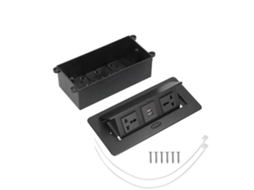 Tomada Pop Up Mesa com 3 Tomadas e 2 Portas Usb Escritório e Lar 250v S/MARCA