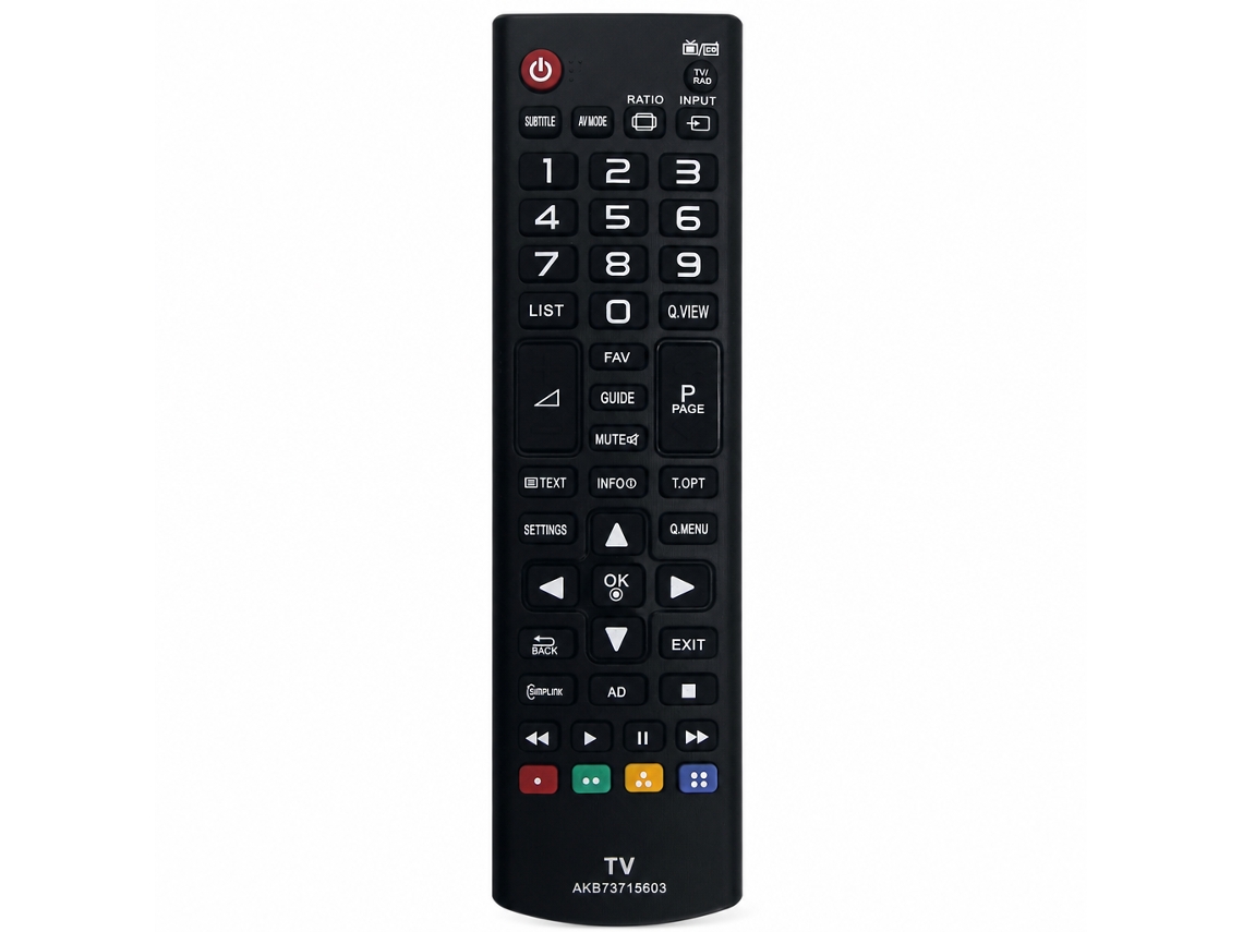 Comando À Distância Para Tv Compatível Com Lg Akb73715603