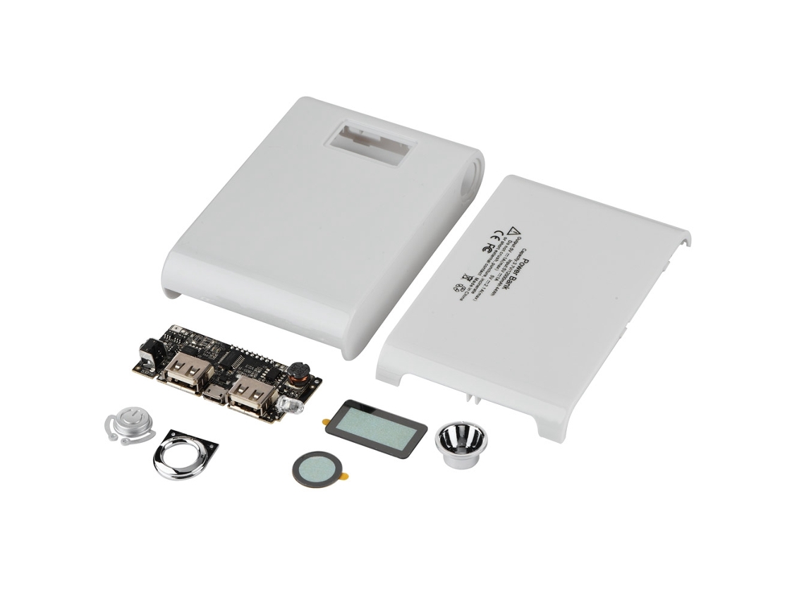 Kit Power Bank com Carga Rápida de 4 Células e Display Digital EOOCOO