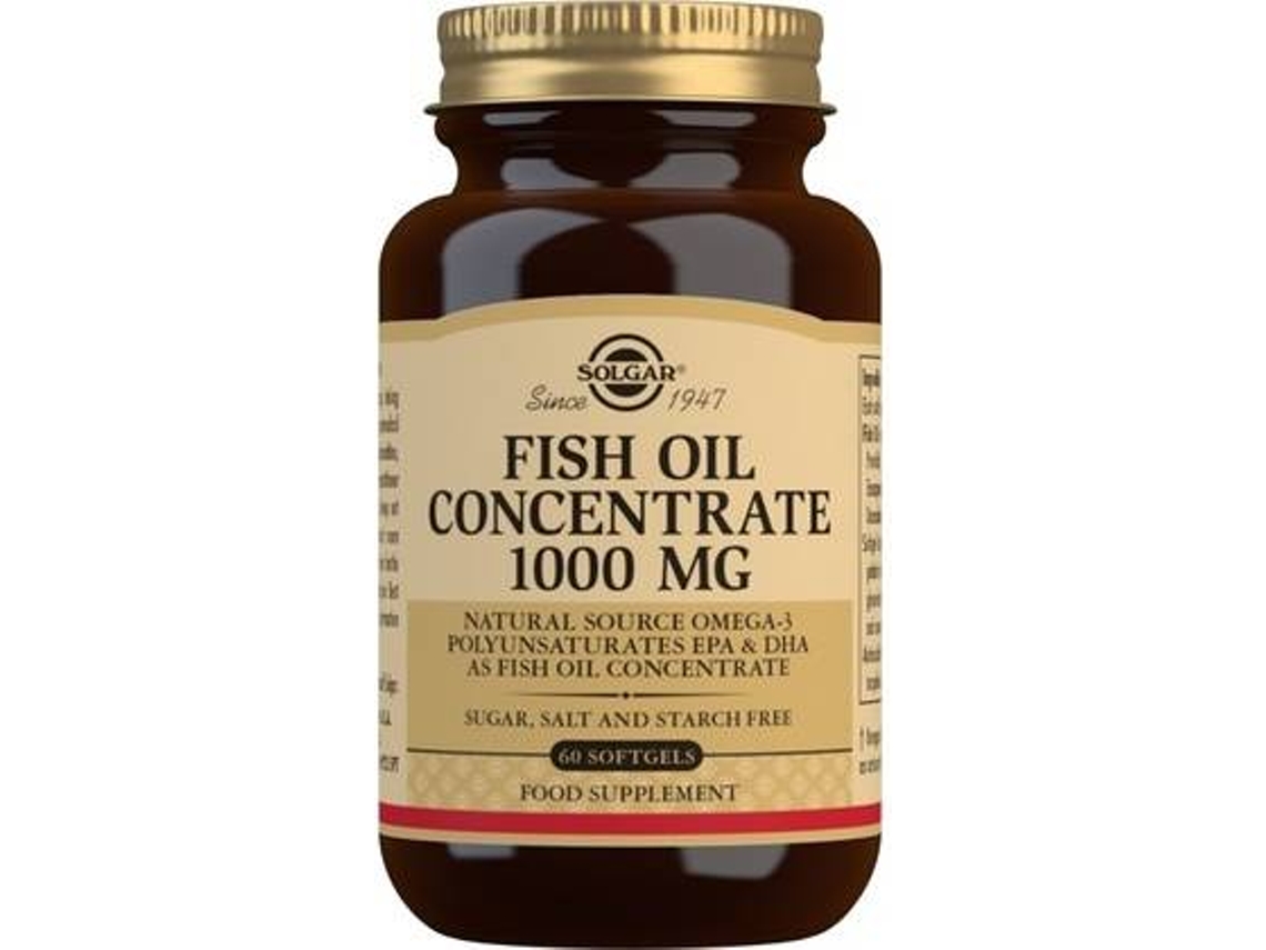 Suplemento Alimentar SOLGAR Peixe (60 cápsulas (1000mg))