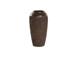 Vaso Home Esprit Castanho Cerâmica 16 X 16 X 31 Cm