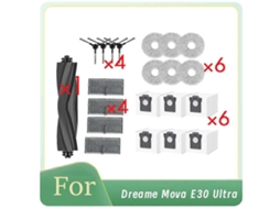 21 Pcs For E30 Ultra Roller Side Brush Hepa Filter Mop Pad Dust Bag Ultra Accessories