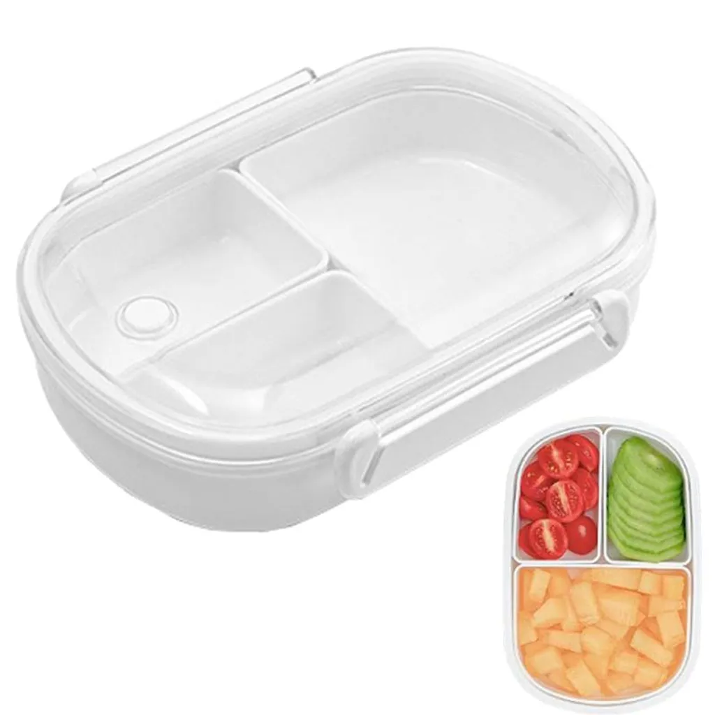 Lancheira, 490 Ml, Para Lanches, Adequado A Geladeira, Para Organização Doméstica Na Cozinha E Bancada