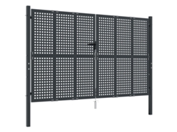 Garden Gate, Garden Gates Vidaxl Antracite Aço (300 X 200 Cm)