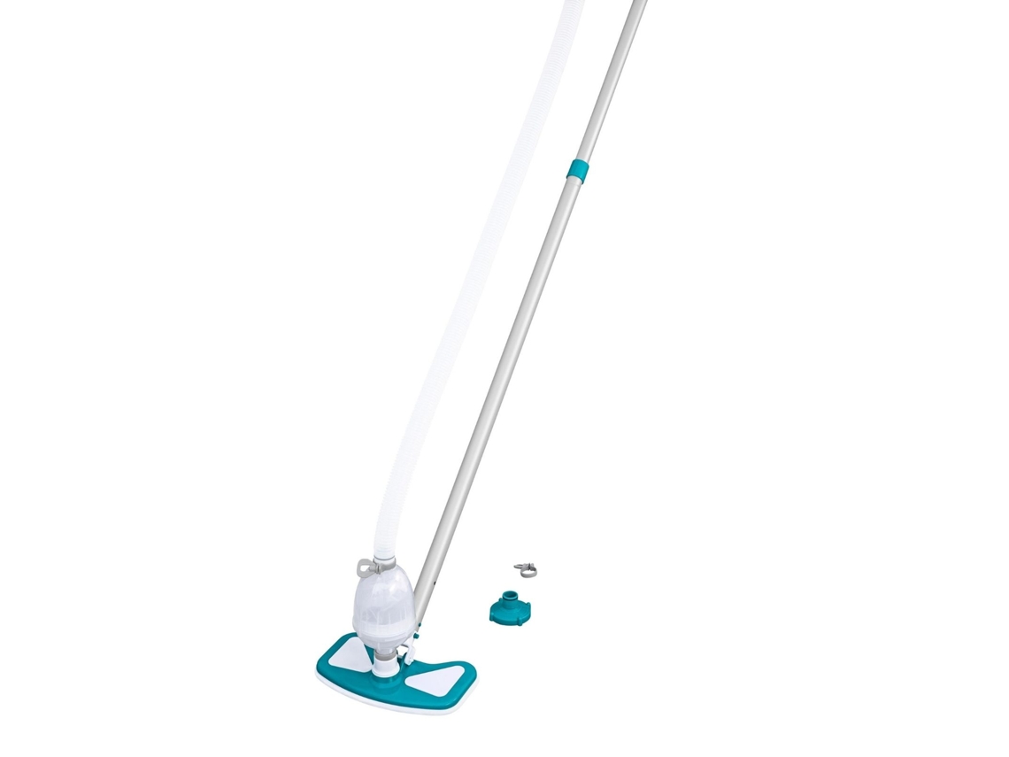 Kit De Manutenção Para Piscinas Bestway Aquaclean Com Vara De 279 Cm, Aspirador E Rede Para Folhas, Ligação Ao Sistema De Filtragem