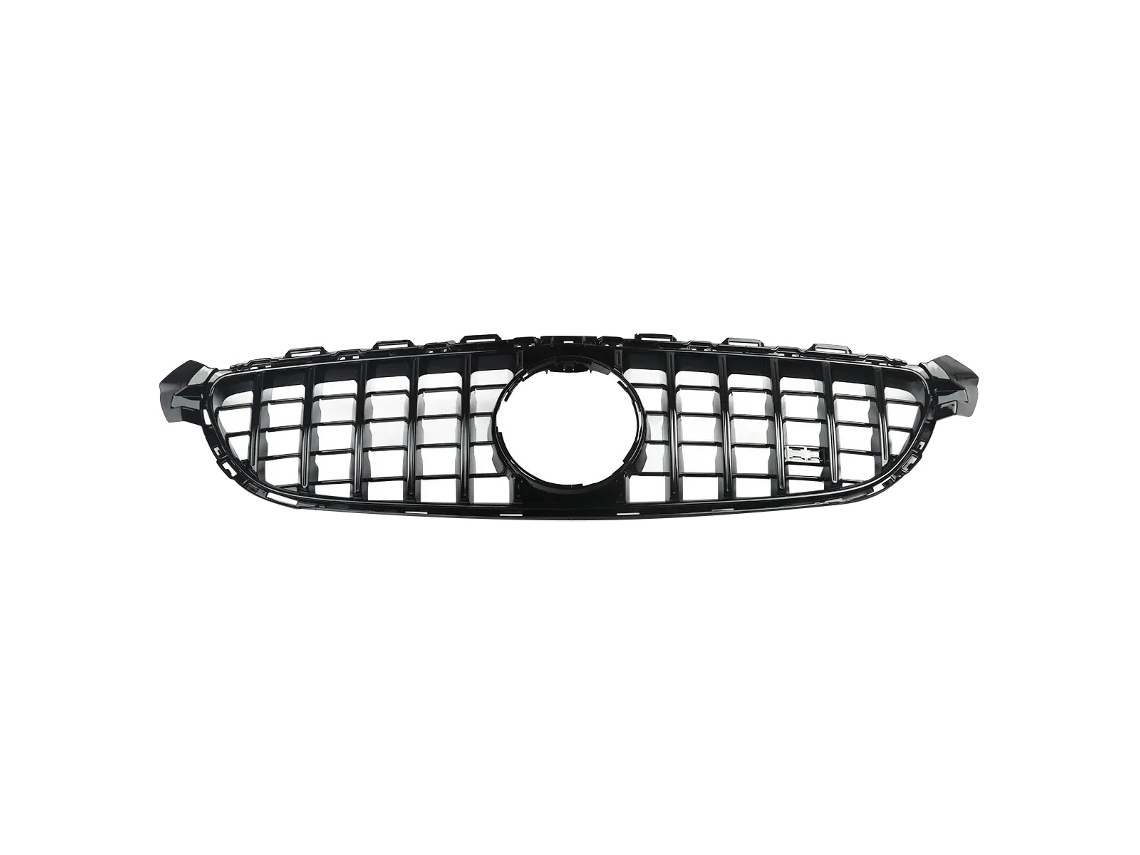Grade Frontal, Estilo Gtr, Compatã­vel Com Modelos Especã­ficos 2014 2018, Preto Brilhante Oem