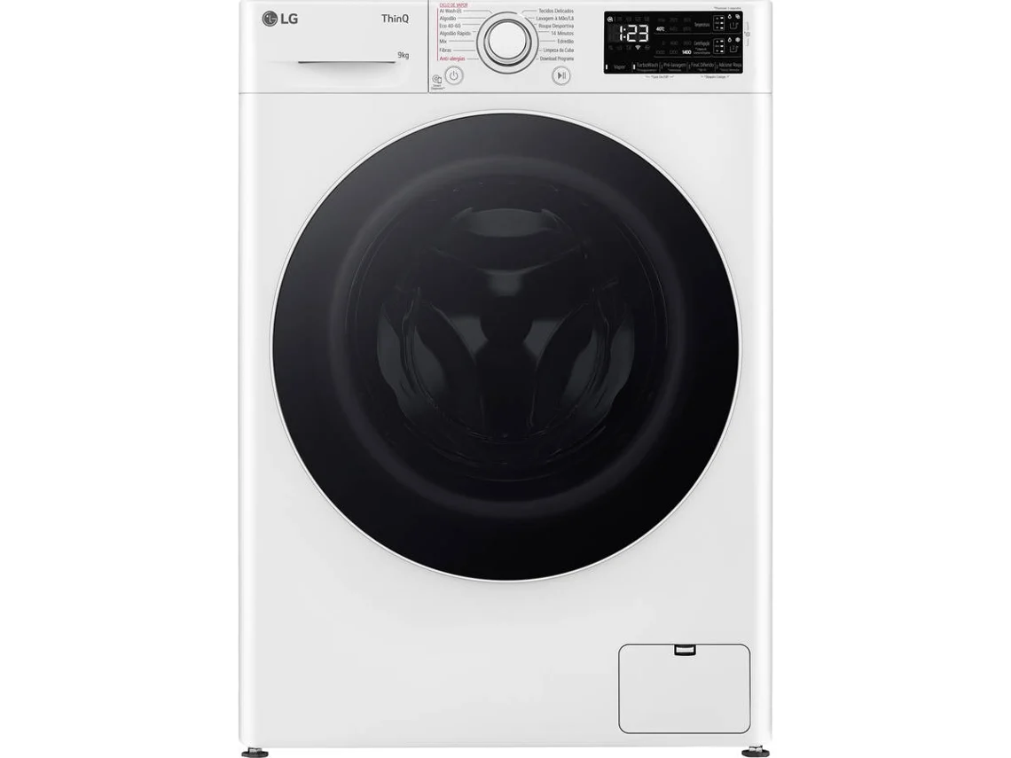 Máquina de Lavar Roupa LG F4WR3509A0W (9 kg - 1400 rpm - Branco)