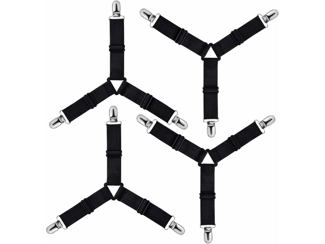 Fivela Triangular 4, Lençol Ajustável, Tira De Cama, Lençol, Capa De Ferro, Colchão, Sofá (preto)