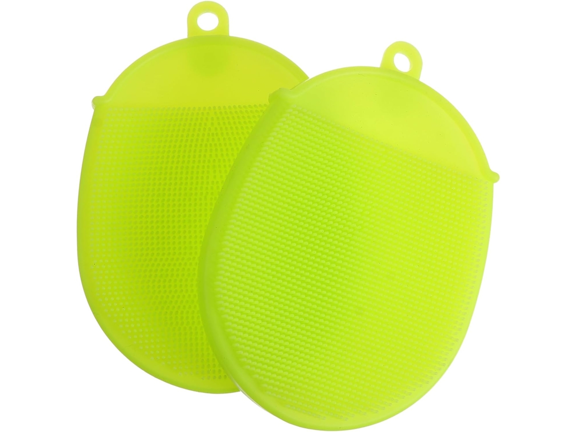 Conjunto De 2 Escovas Silicone Galpada Para Massagem Corporal, Esfoliação E Remoção De Maquiagem Para Chuveiro Banheira