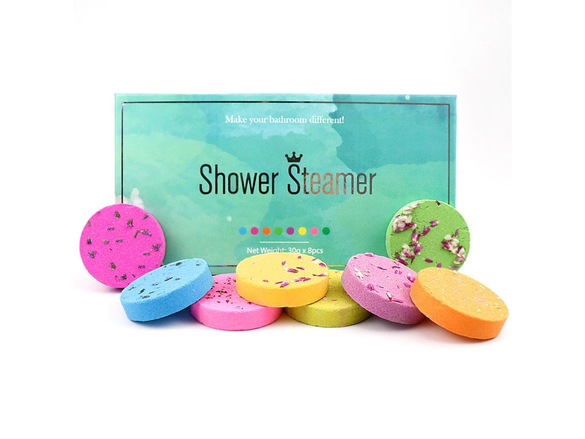 Tabletes de banho EOOCOO com flores secas, aromaterapia