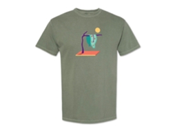 Melt Melting Clock T shirt ROCKINSTONE Unisex Adults Best Sellers Size:s (moss)