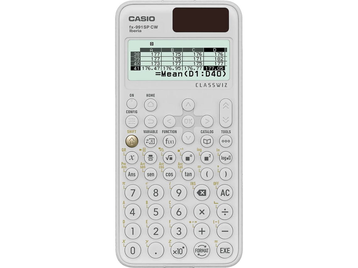 Calculadora Científica CASIO FX-991SP CW (10+2 dígitos)