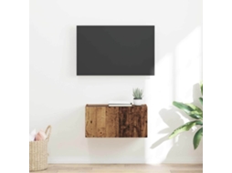 Vidaxl Armário de Tv de Parede Madeira Antiga 60 X 31 X 29,5 Cm