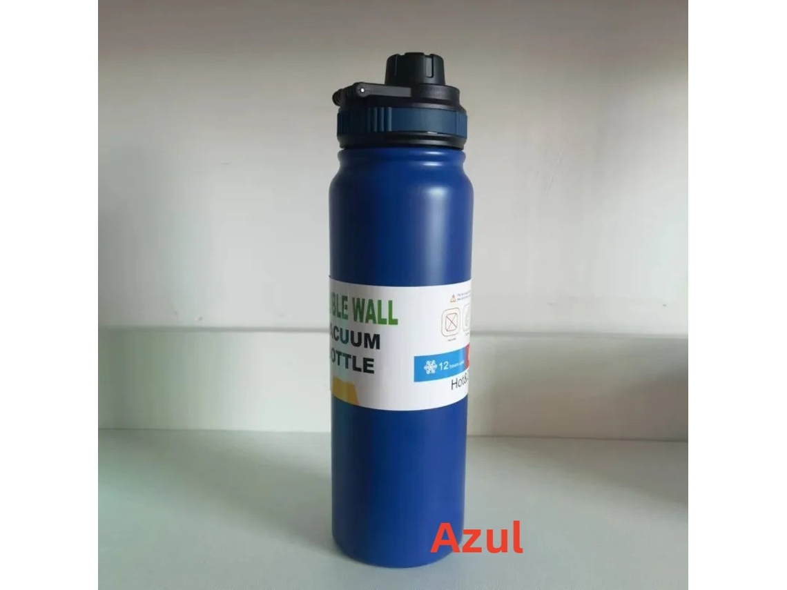 Garrafa Térmica Portátil de Aço Inoxidável com Filtro de Chá À Prova de Vazamentos. MDUG (azul, 800 Ml)