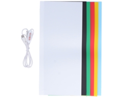 Caja De Fotografía Com Luz Led E 6 Fundos, Estudio De Fotos Plegável Softbox Para Lojas Online