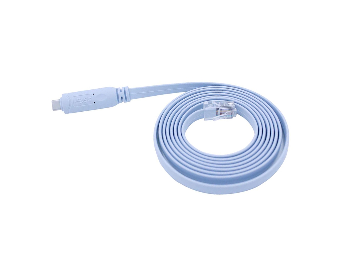 Cabo De Console Usb-c, 1,8 M Especialmente Para Computador De Interface Tipo C Rj45 8c8p