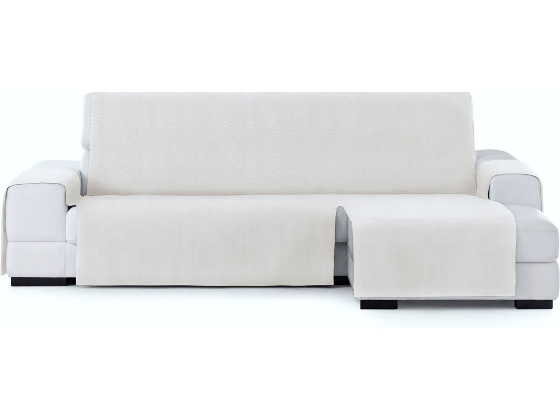 Capa Chaise Longue TODOPARAMICASA Levante Branco (Braço Direito - 240 cm)