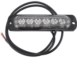 Luz Estroboscópica Led Magiclulu Para Carros, 6 Leds, Design Ultrafino Em Liga De Alumínio, À Prova D Água Ipx4 E Rápida