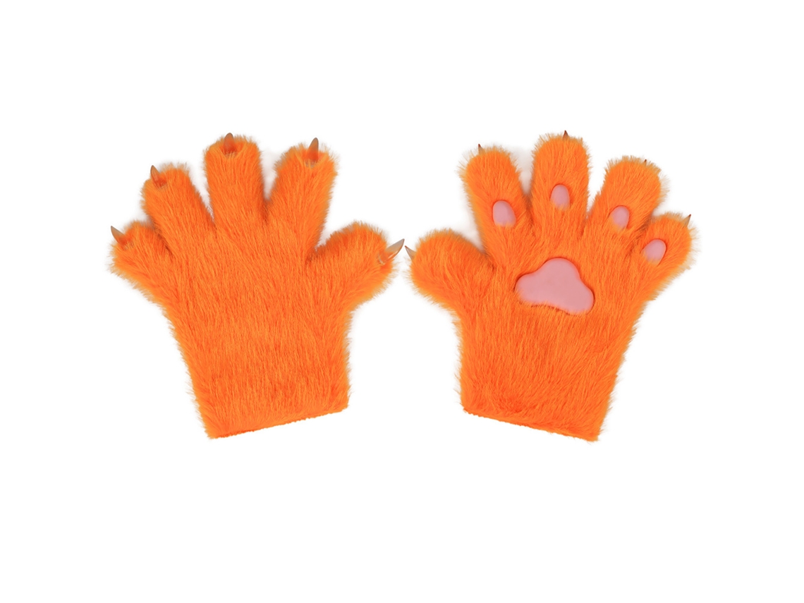 Pelúcia paw gato cosplay garras impressão cartoons feitas à mão LAXISCREED