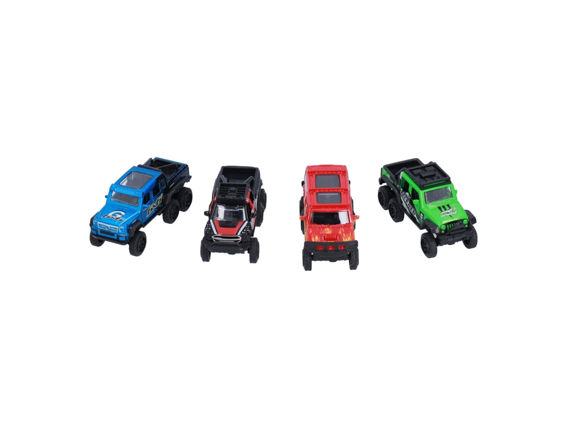 Mali carros Off Road de 6 Rodas 1:50 Liga Puxar para Trás Die Cast para Crianças