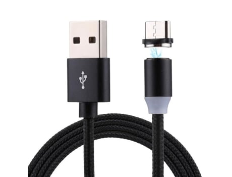 Cabo Mi Outros Smartphones Para Huawei, Lg, Samsung, Xiaomi Wewoo Magnética Preto