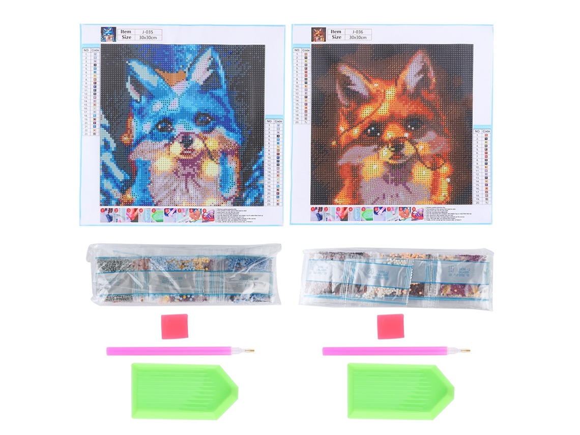 Kit de Pintura com Diamantes Diy para Decoração de Casa 30x30cm | S/MARCA