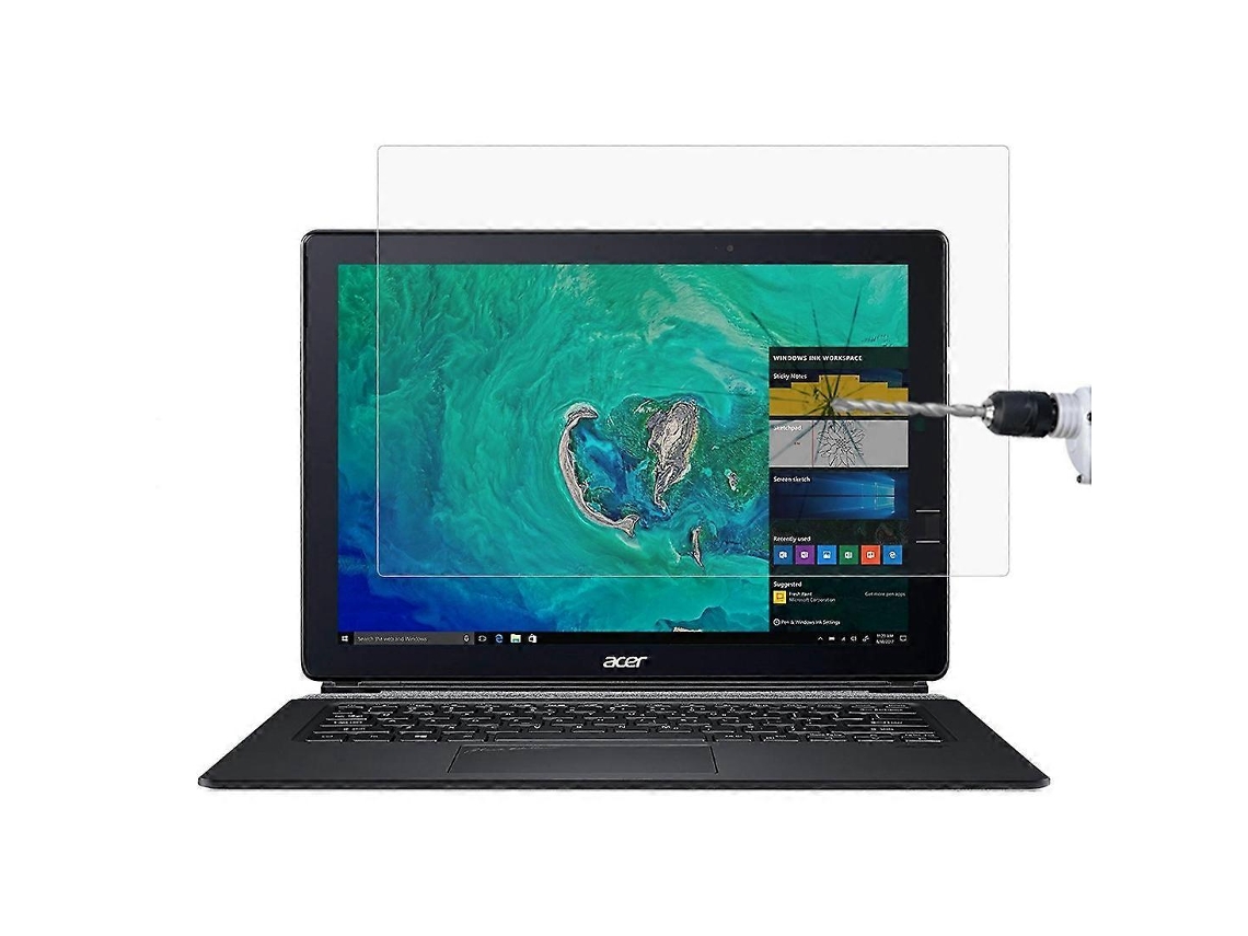 Película Protetora De Vidro Temperado Hd Para Tela De Laptop Acer Switch 7 Black Edition - Sw713-51gnp-879g 13,3 Polegadas