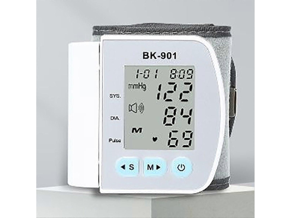 Monitor De Pressão Arterial Digital Automático De Pulso Com Tela Lcd Inteligente E Transmissão De Voz Em Inglês.