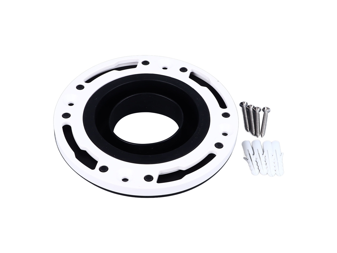 Kit de reparo de flange de vaso universal, silicone, instalação fácil, 4 e 5 polegadas S/MARCA