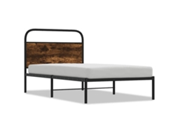 Bed Frame, Bed Frames Vidaxl Marrom Madeira Processada (100 X 190 Cm)