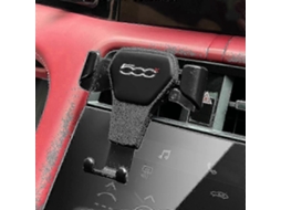 Suporte Ajustável Para Celular Na Saída De Ar Do Carro (compatível Com Fiat 500x, Preto) Compatível Com Fiat 500, 500c, 500x, 500l, Abarth E 695 - Ace