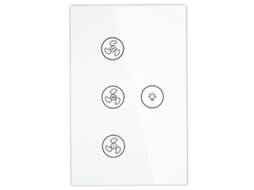 Luminária De Parede Inteligente Com Wi Fi Para Ventilador Teto, Interruptor De Parede, Interruptor Inteligente, Vida
