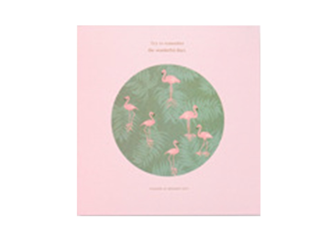 Álbum de Fotos Adesivo LAXISCREED Pássaro Rosa