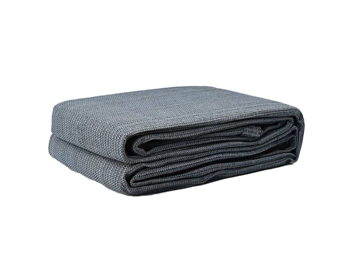 Conjunto 1 Tapete De Camping Vidaxl Azul Polietileno (600 X 250 Cm)